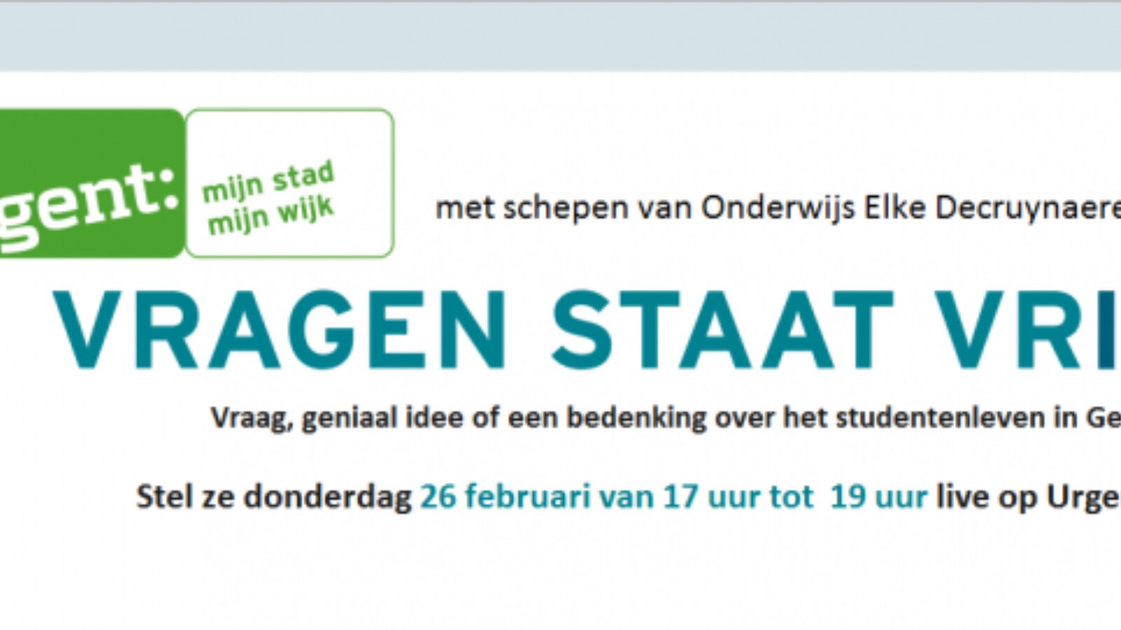 picture of Vragen staat vrij!