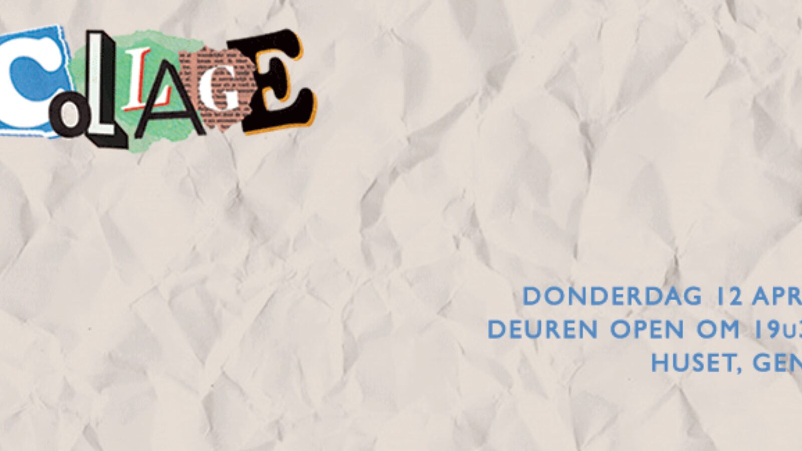 picture of Collage: praatavond 'mensen en labels'